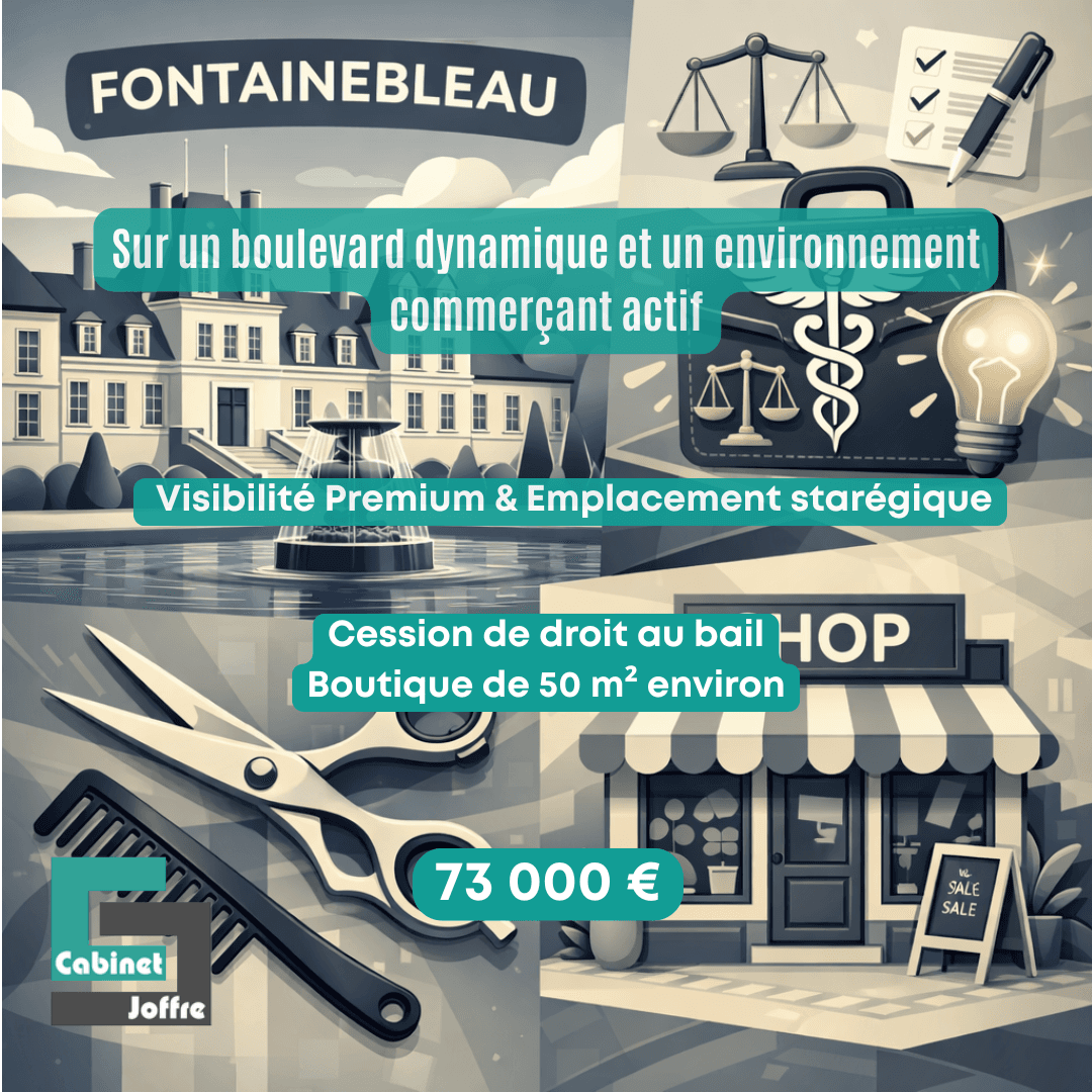 Local commercial 50 m² — FONTAINEBLEAU — photo 1