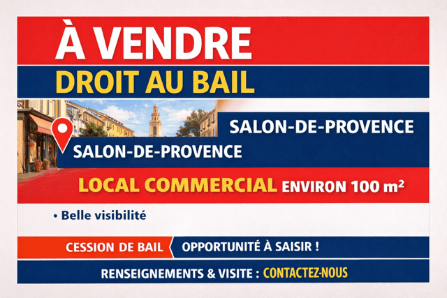 Local commercial 100 m² — SALON DE PROVENCE — photo 1