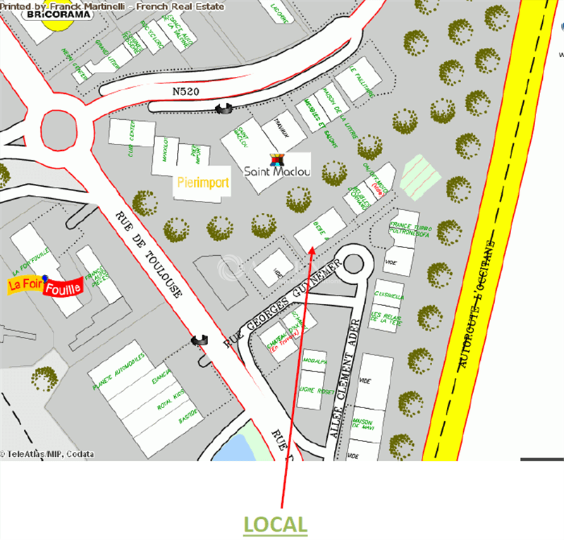 Local commercial · 1030 m² · Location — photo 1