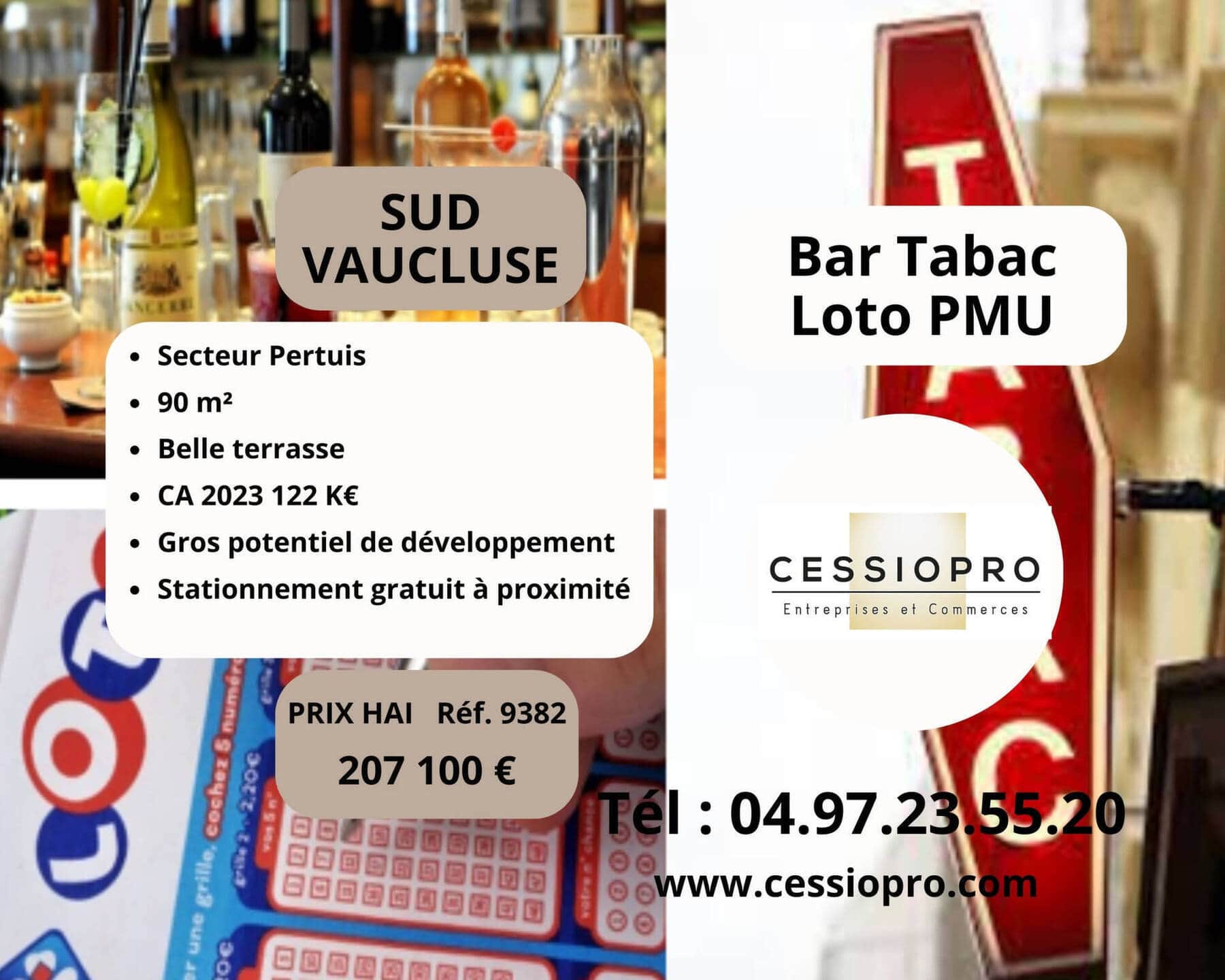 Bar tabac loto pmu · 100 m² · Fonds de commerce — photo 1