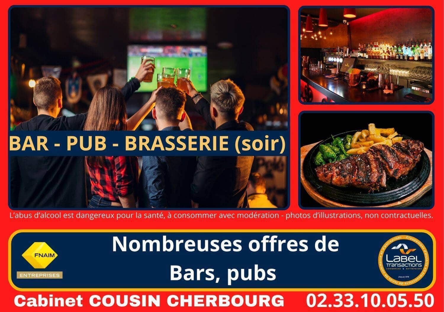 Bar brasserie tabac · 100 m² · Fonds de commerce — photo 1