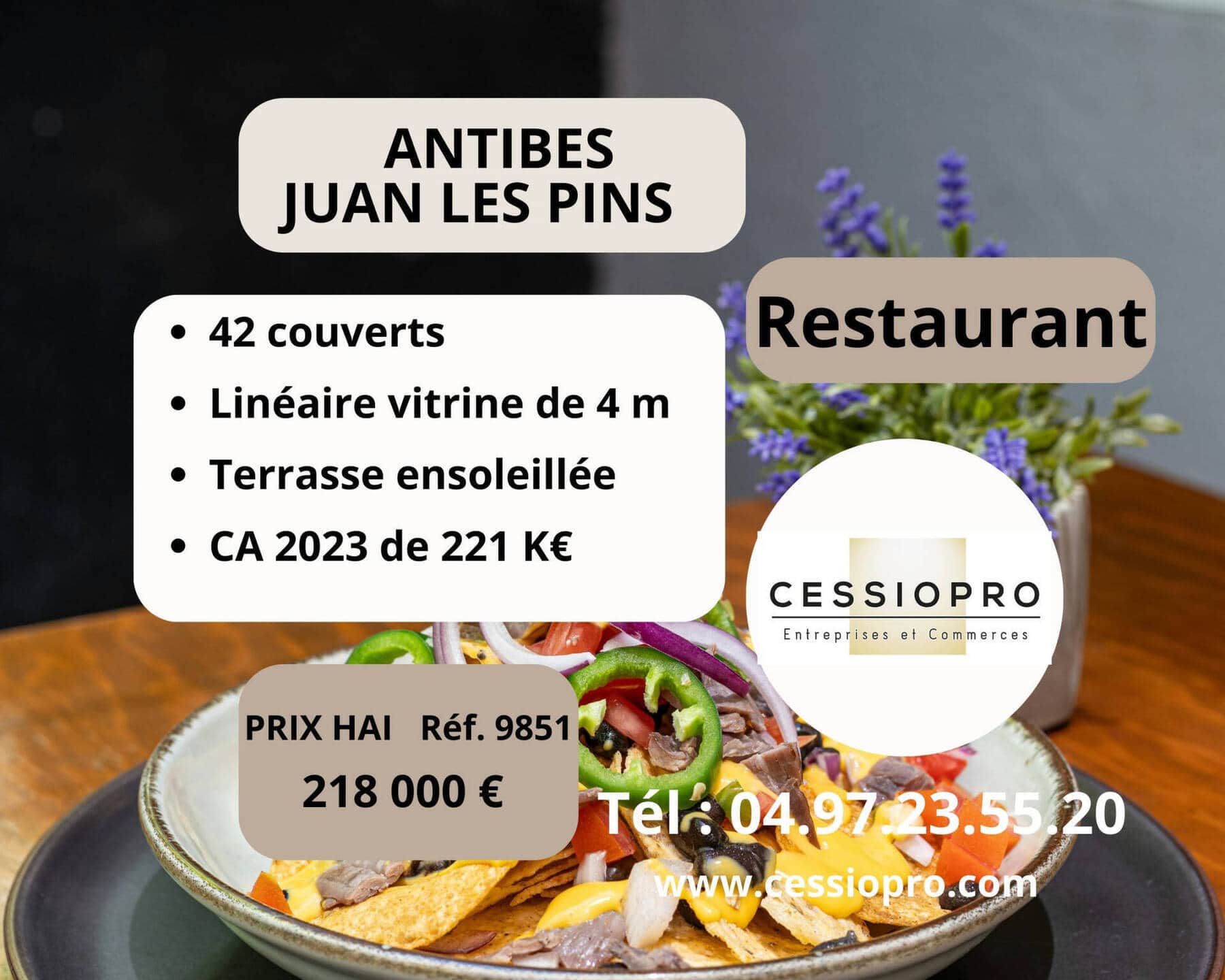 Restaurant · 240 m² · Fonds de commerce — photo 1