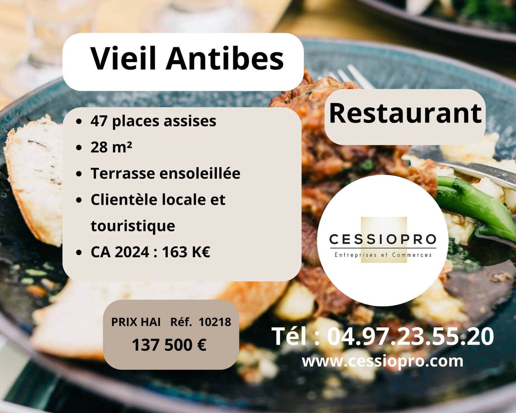 Restaurant · 74 m² · Fonds de commerce — photo 1