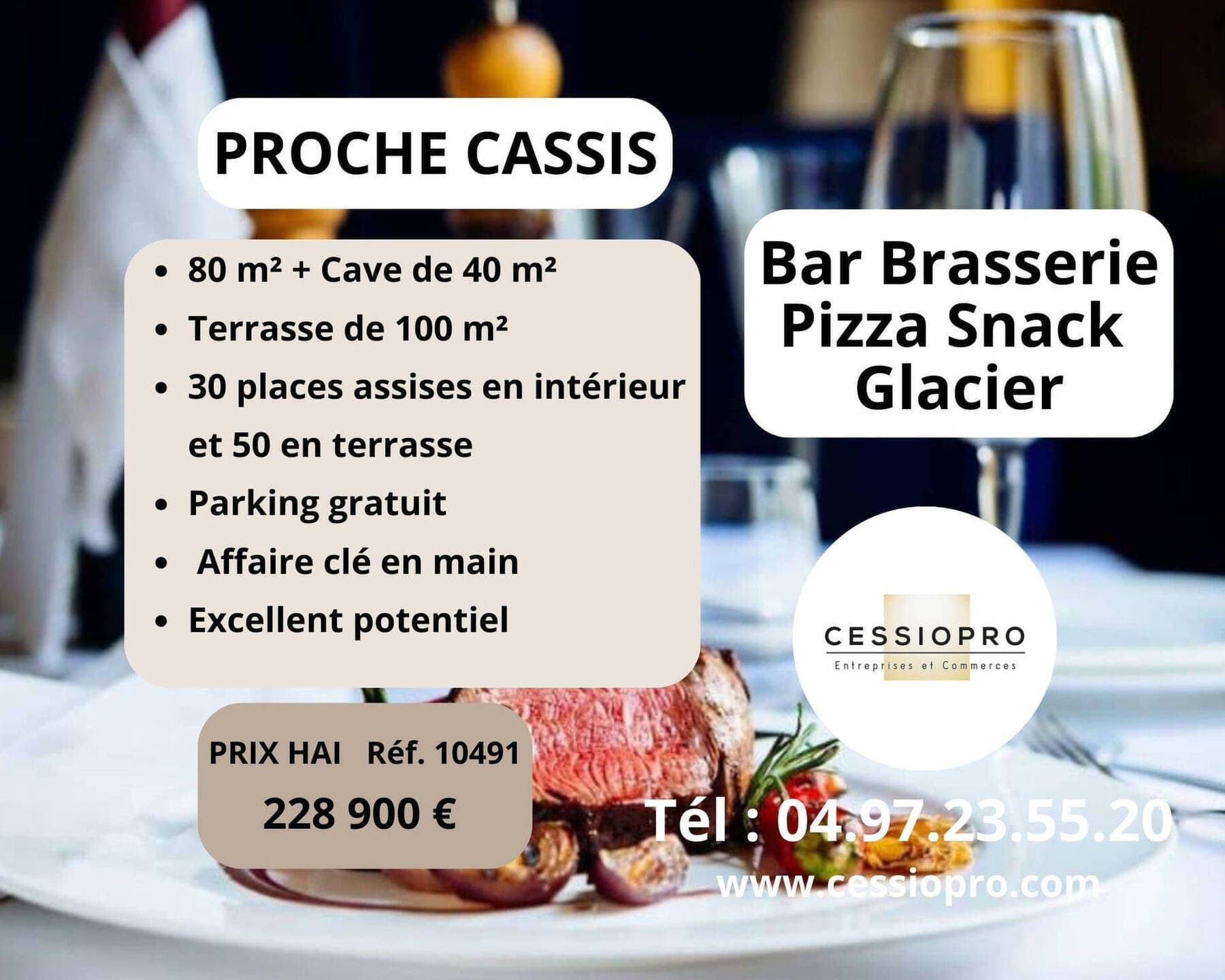 bar - brasserie - pizzeria - restauration rapide Cassis 13260 — photo 1