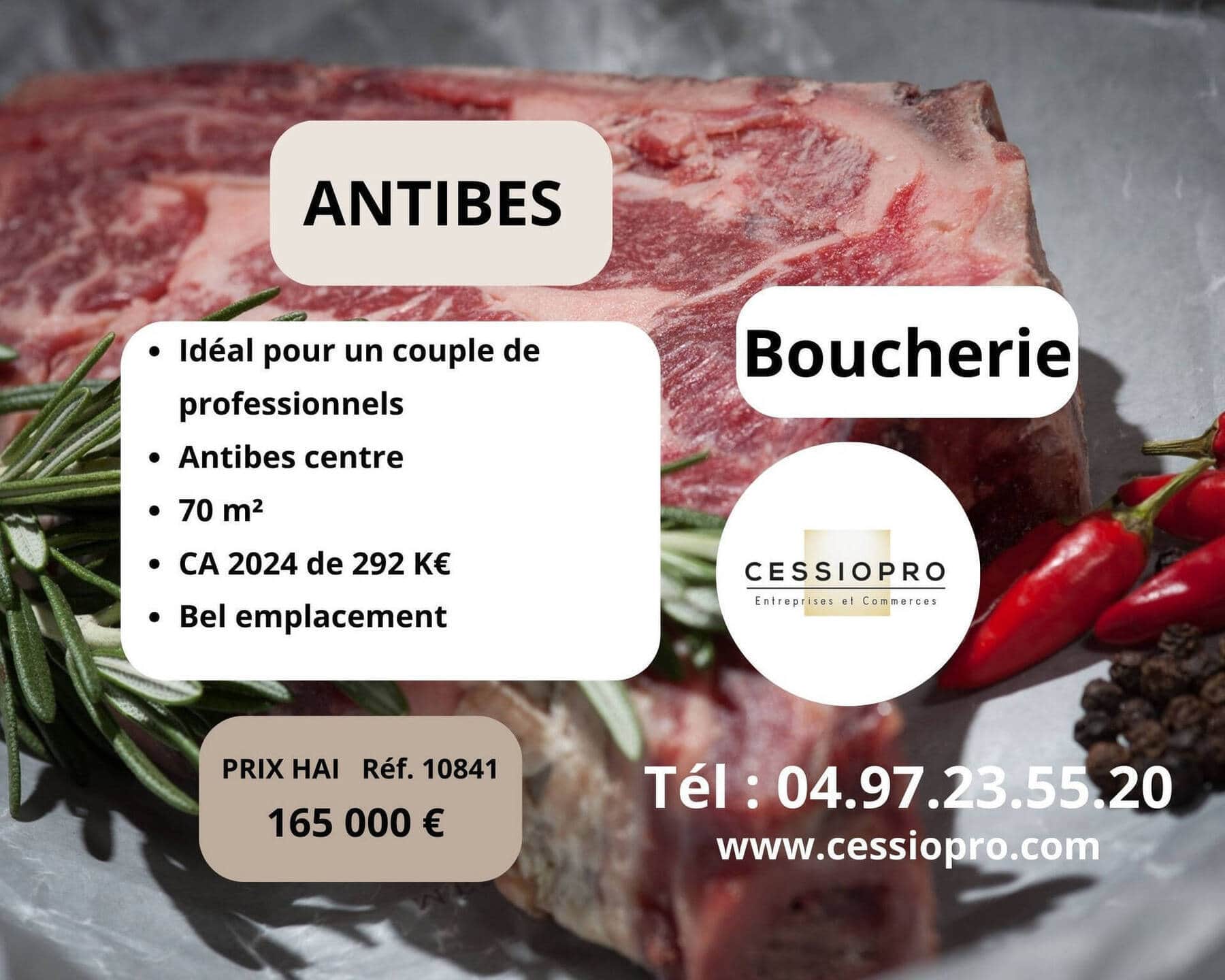 Boucherie · 70 m² · Fonds de commerce — photo 1