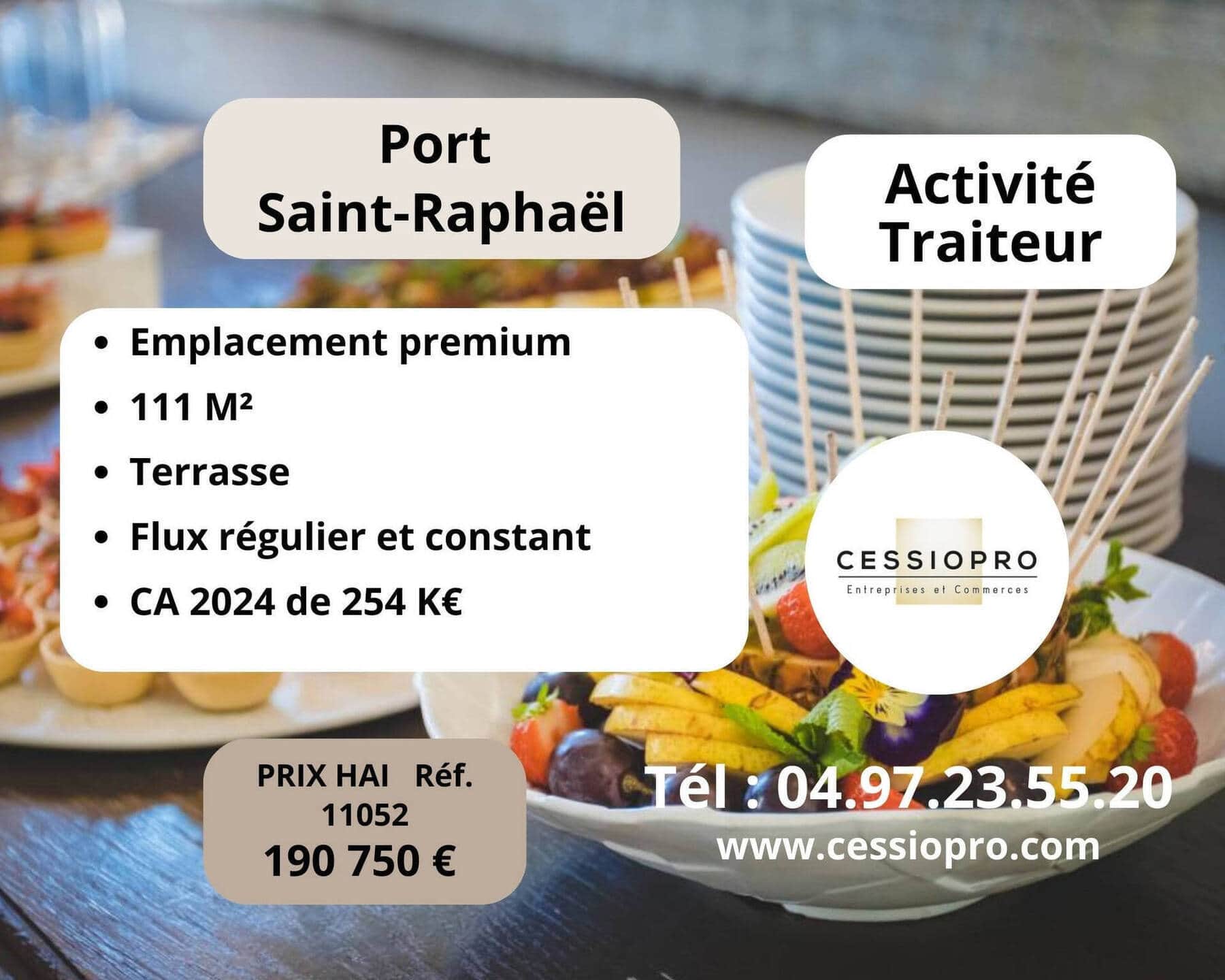Traiteur · 171 m² · Fonds de commerce — photo 1