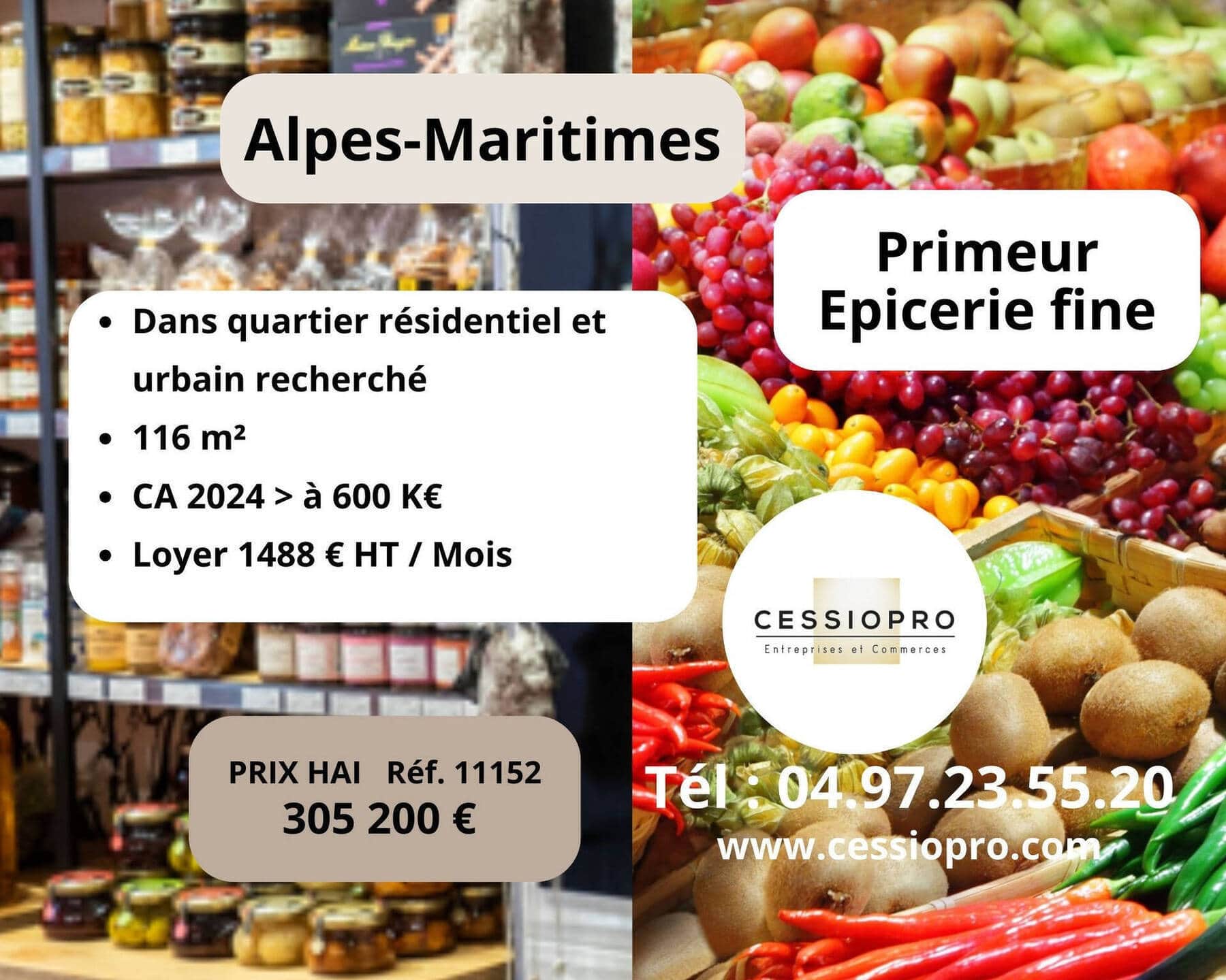 Magasin d alimentation tout alimentaire · 435 m² · Fonds de commerce — photo 1