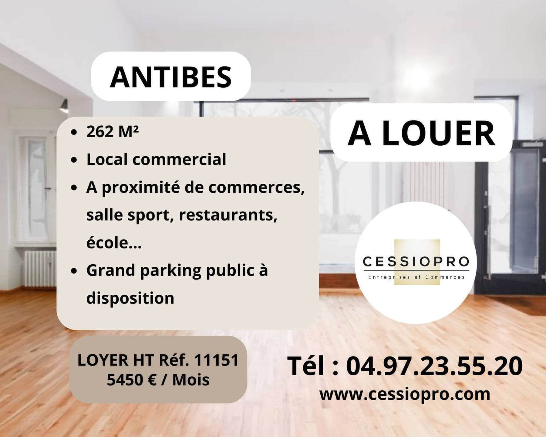 Local commercial · 262 m² · Achat des murs — photo 1