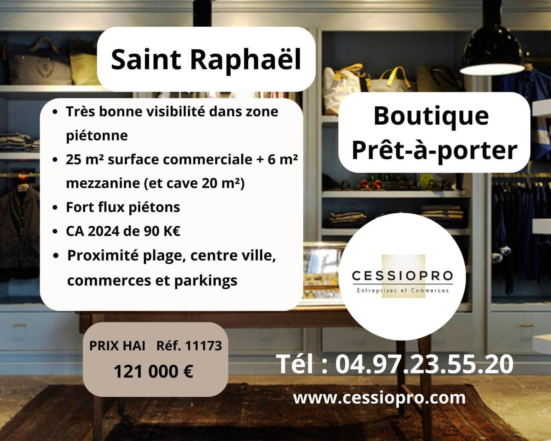 Pret a porter · 25 m² · Fonds de commerce — photo 1