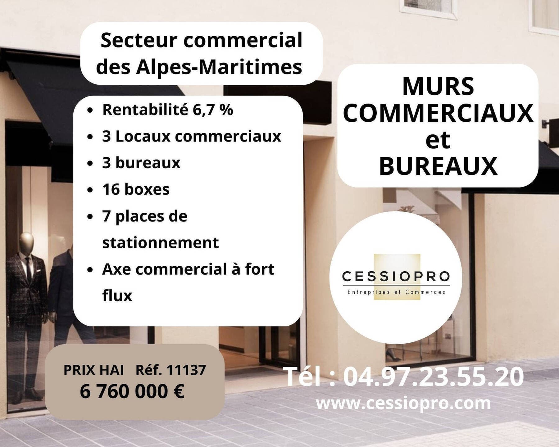 murs commerciaux Nice 06000 — photo 1