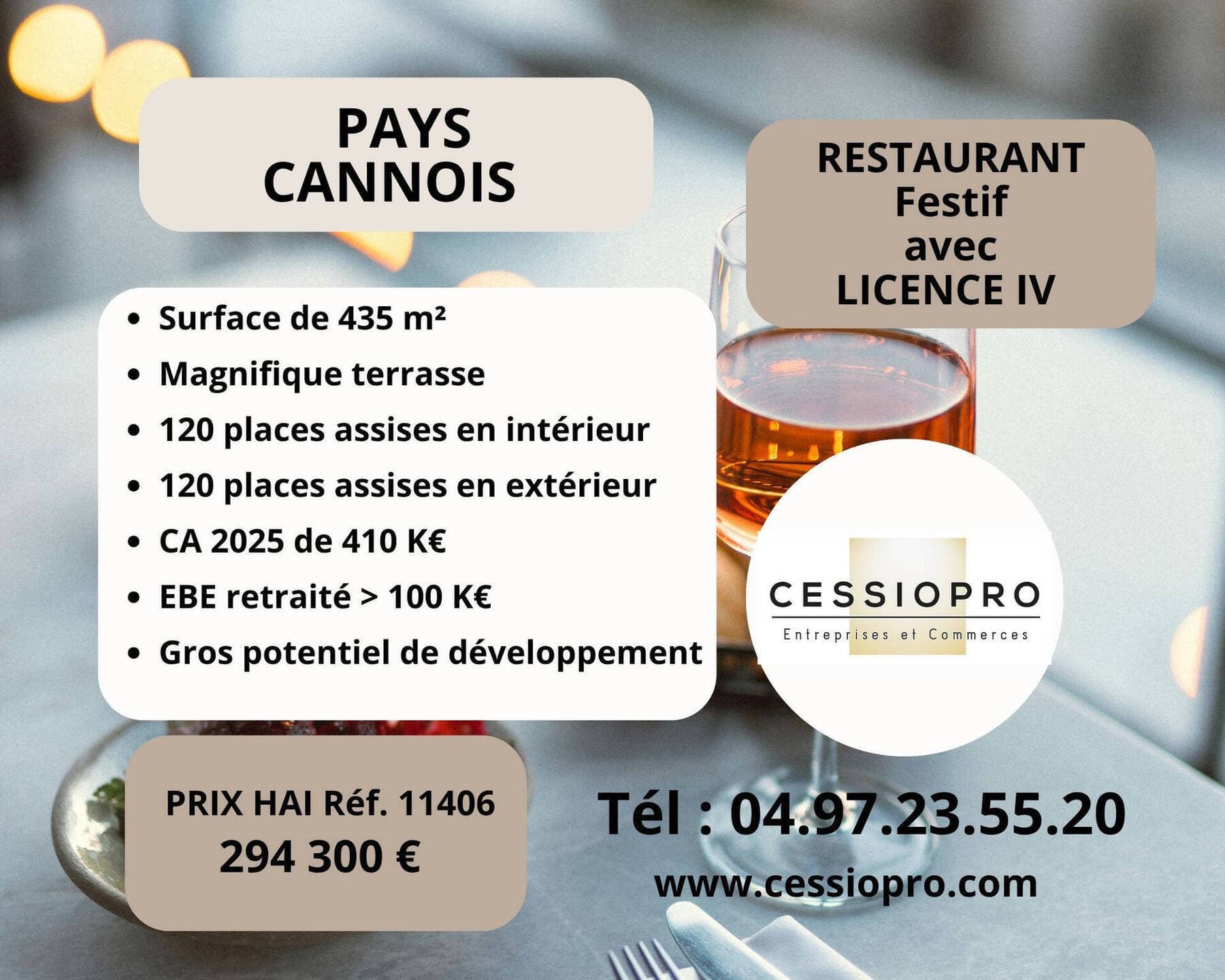 Restaurant · 116 m² · Fonds de commerce — photo 1