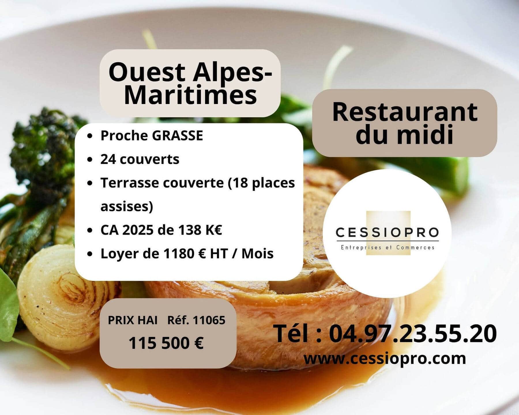 Restaurant · 105 m² · Fonds de commerce — photo 1