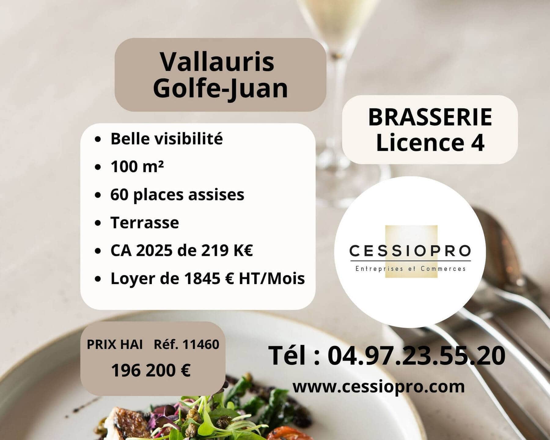 Brasserie licence iv · 39 m² · Fonds de commerce — photo 1