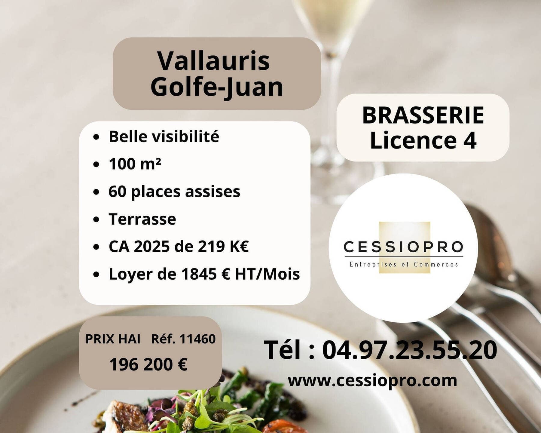 Brasserie licence iv · 39 m² · Fonds de commerce — photo 1