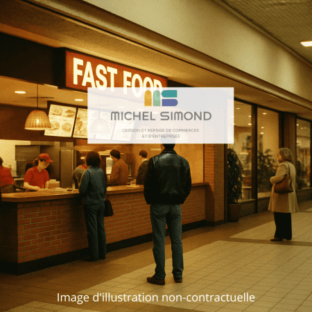 Snack restauration rapide vente a emporter en galerie commerciale morbihan 56 · 60 m² · Fonds de commerce — photo 1