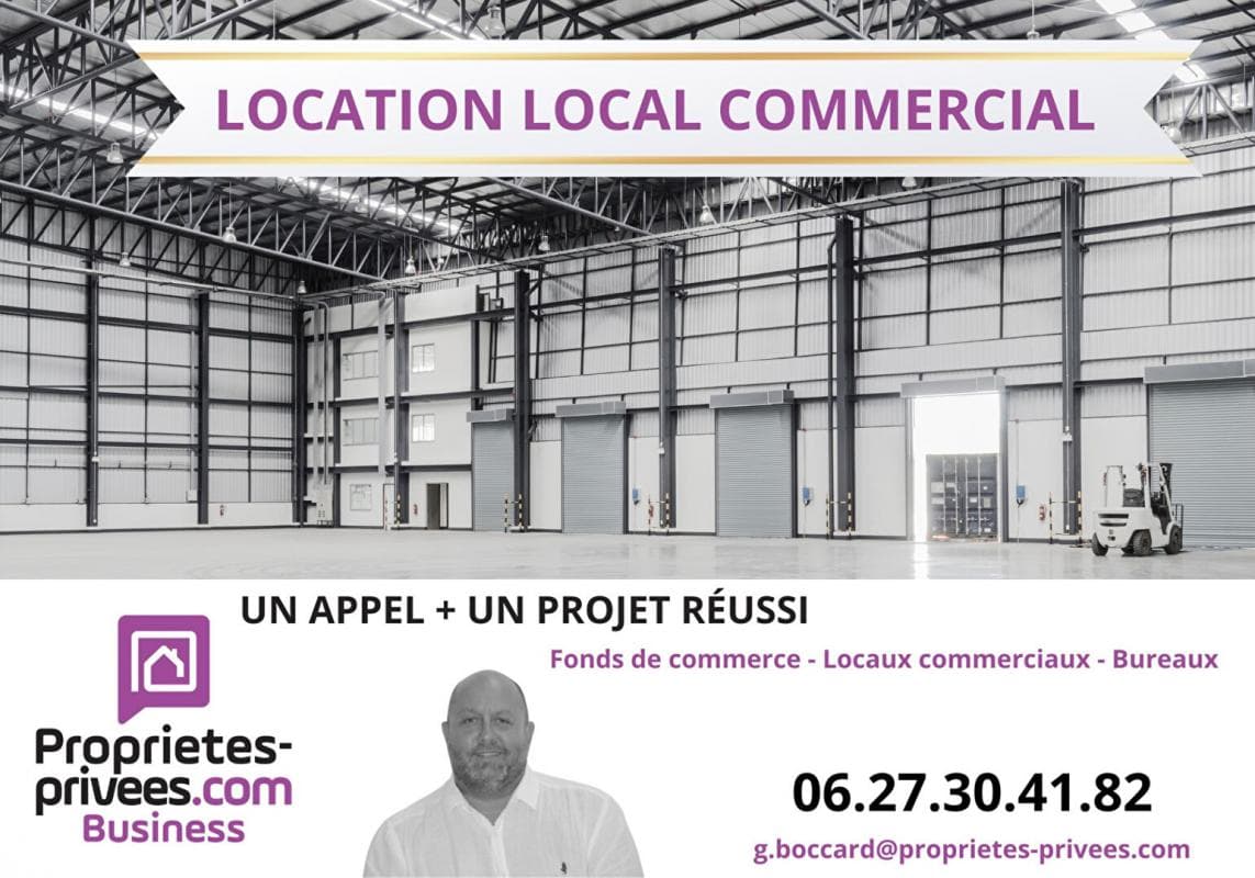 Local commercial · 1250 m² · Cession de bail — photo 1