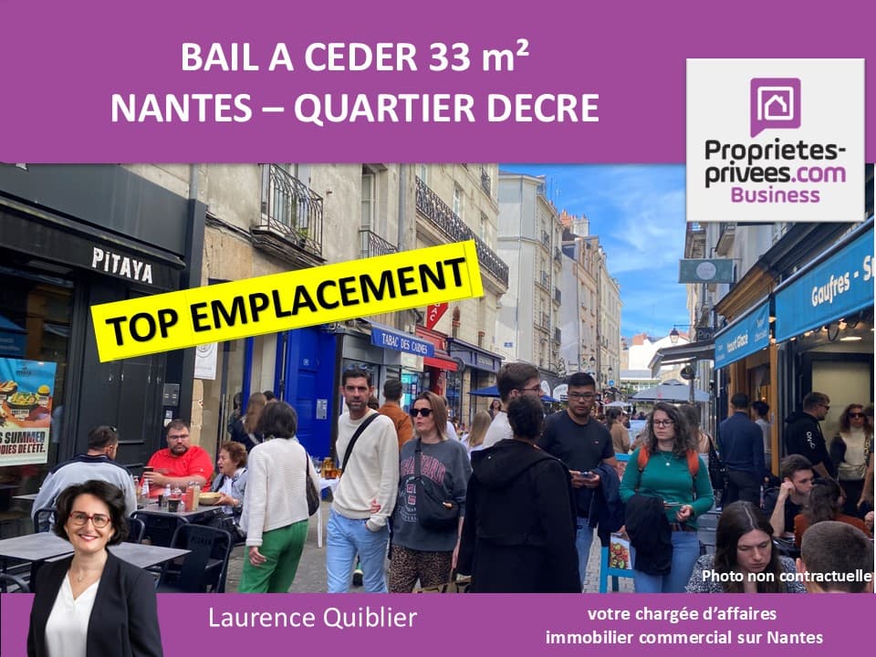 Local commercial · 33 m² · Cession de bail — photo 1