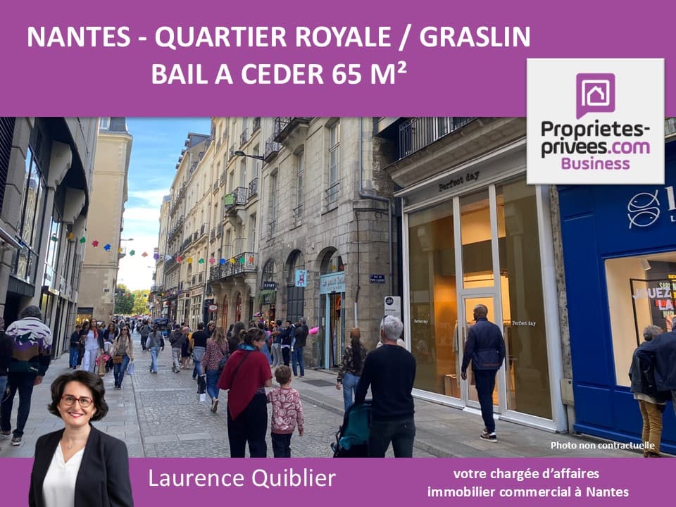 Local commercial · 65 m² · Cession de bail — photo 1