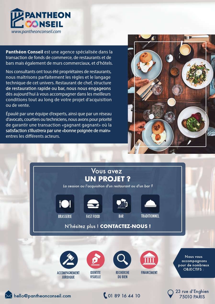 Brasserie · 115 m² · Fonds de commerce — photo 1