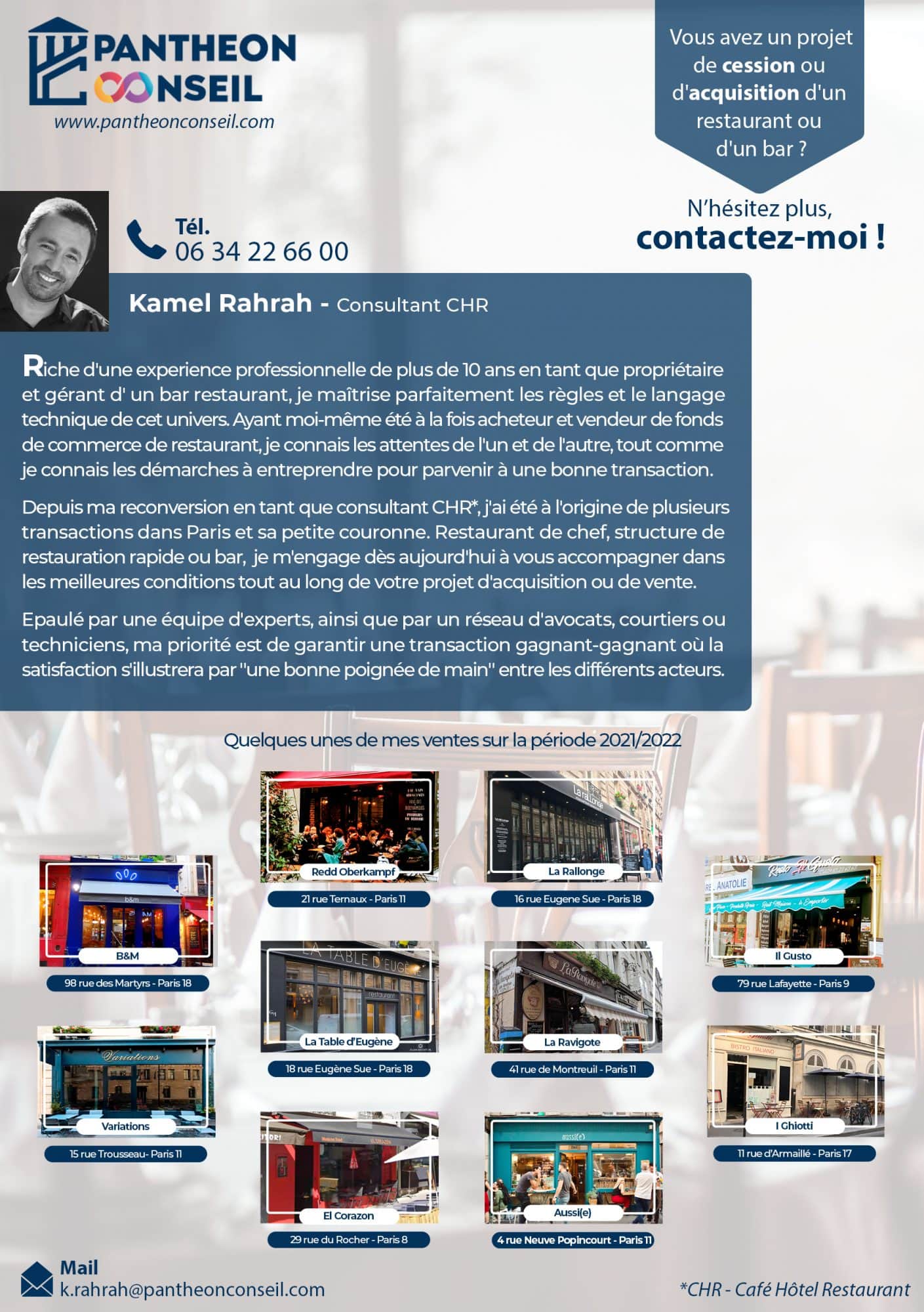 Restauration · 90 m² · Fonds de commerce — photo 1