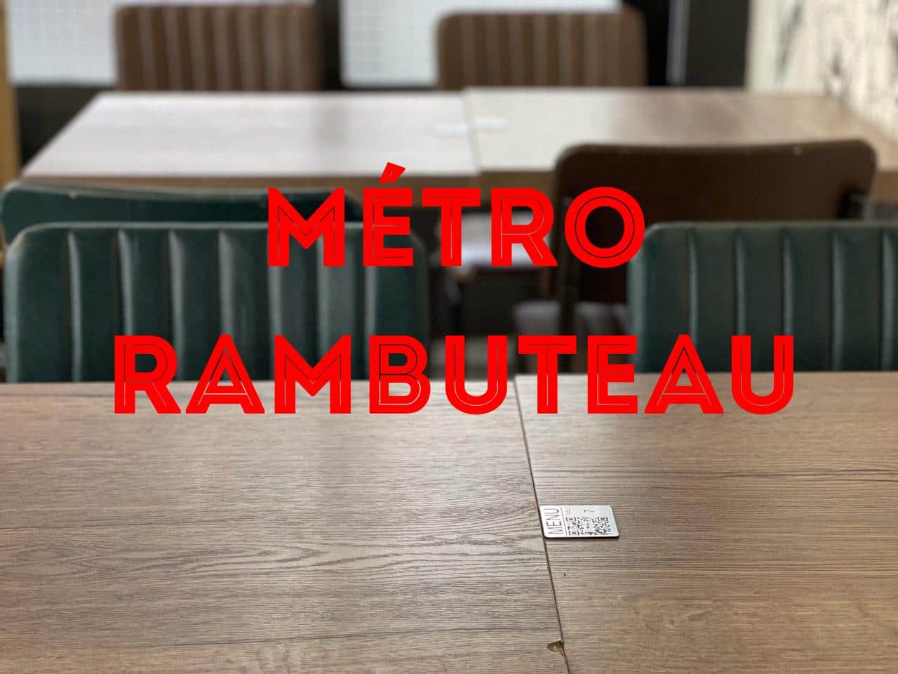 Restaurant de Burgers, service à table · 150 m² · Fonds de commerce — photo 1
