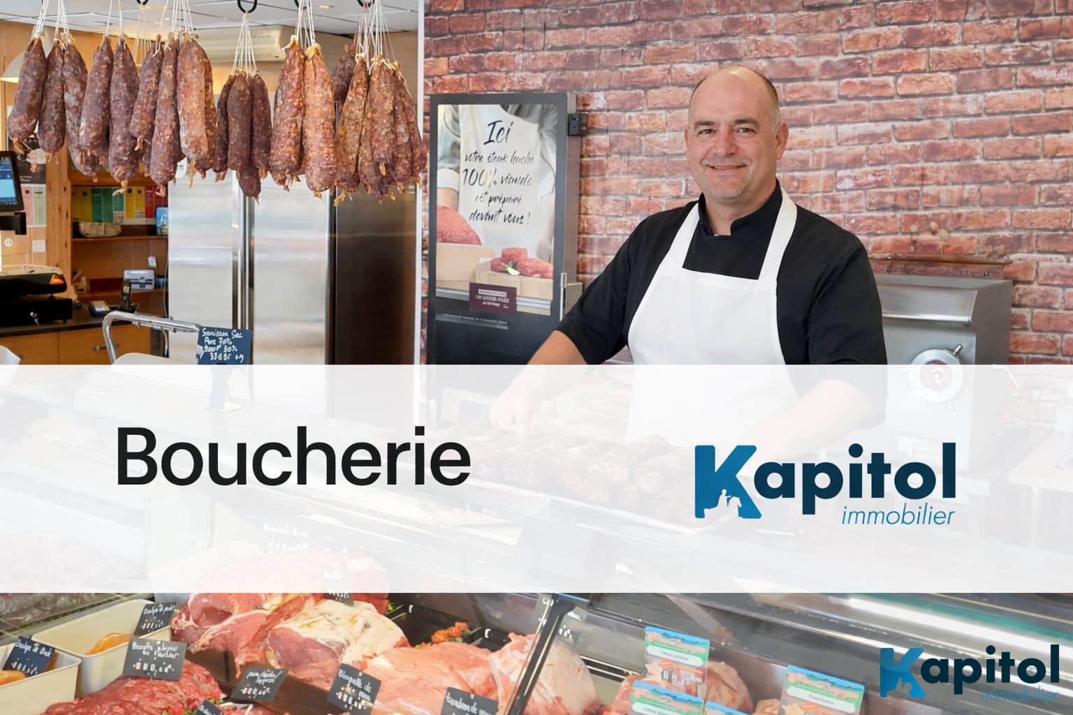 Boucherie · 25 m² · Fonds de commerce — photo 1
