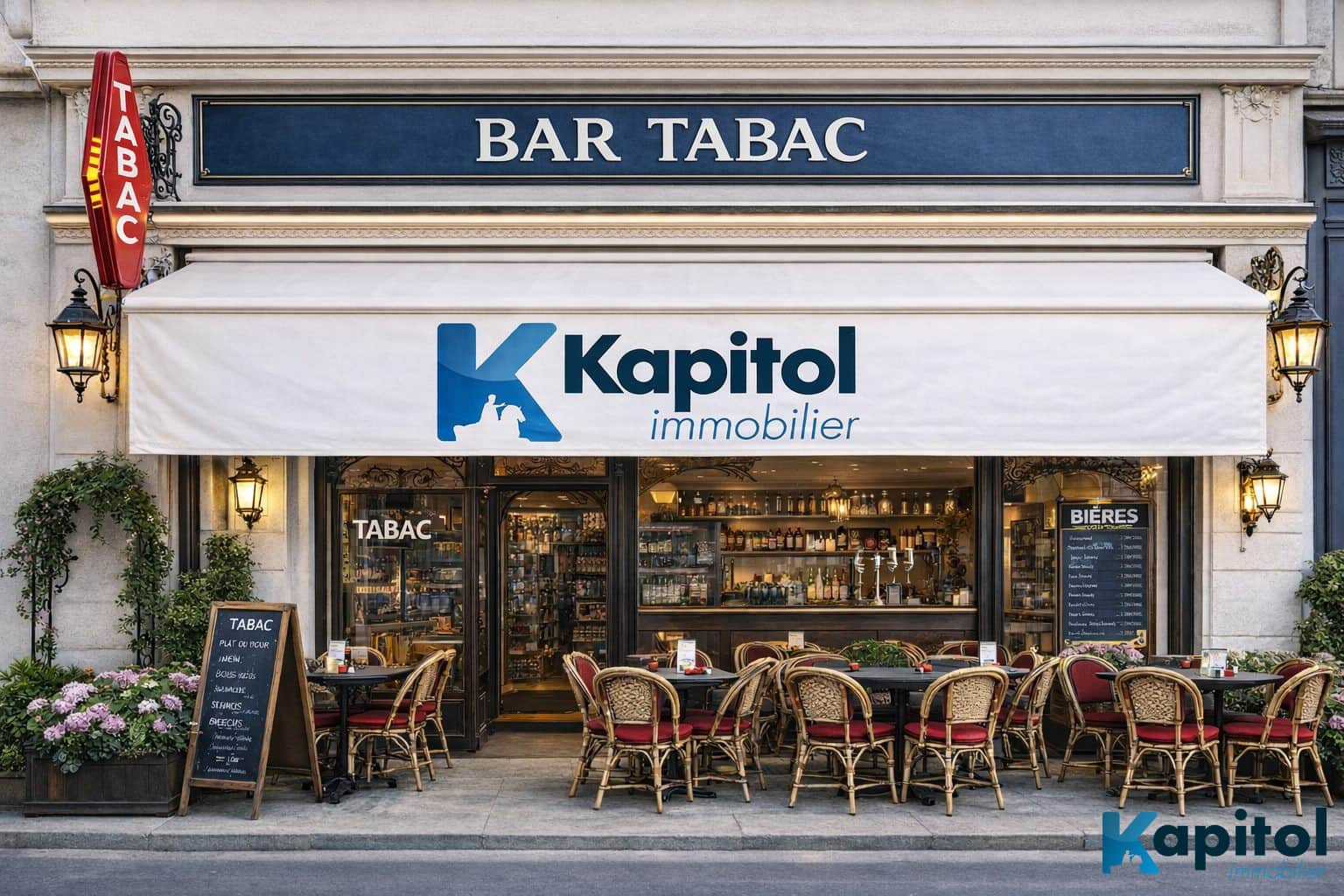 TABAC BAR CAFÉ · 59 m² · Fonds de commerce — photo 1