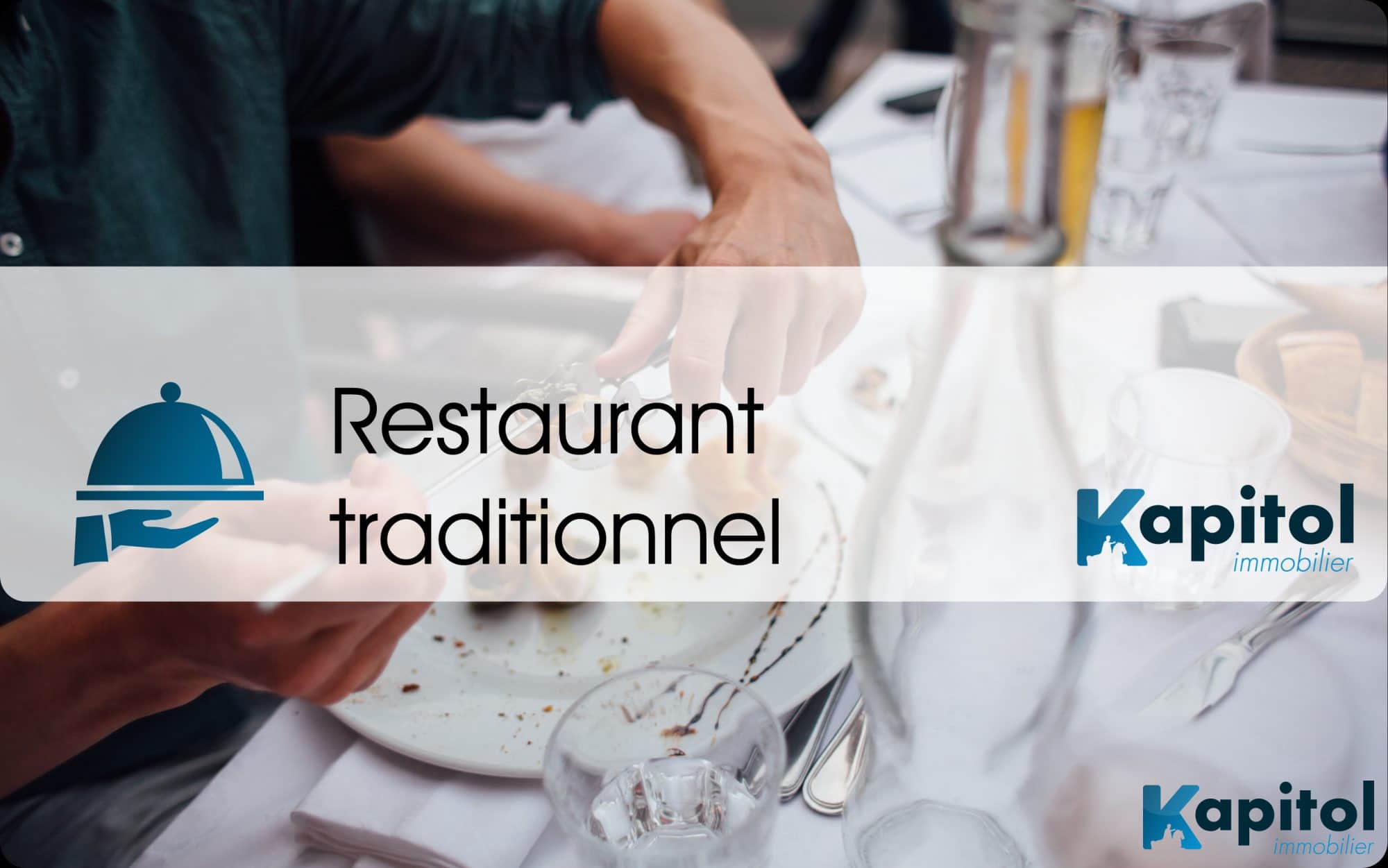 Restaurant Bistrot · 92 m² · Fonds de commerce — photo 1