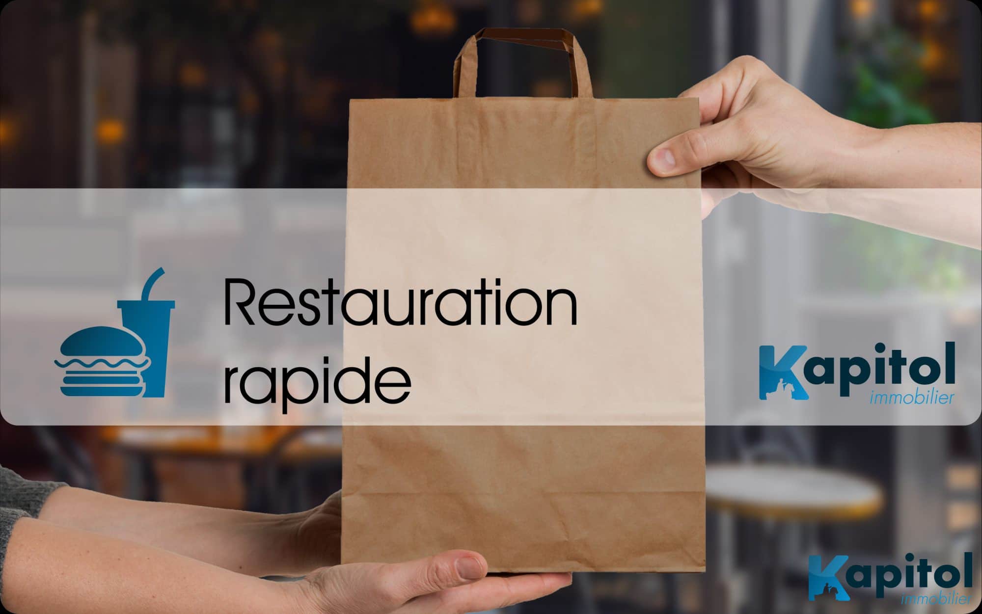 Restaurant rapide · 98 m² · Fonds de commerce — photo 1