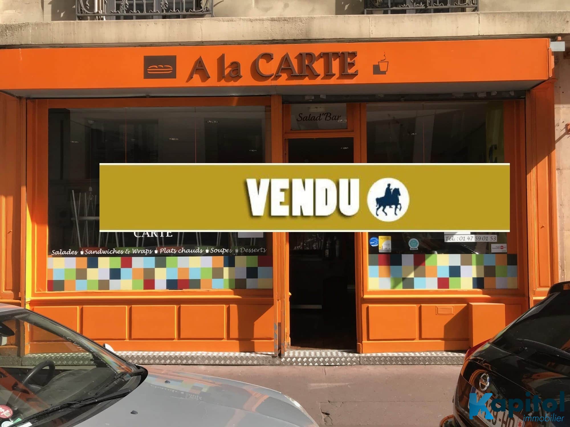 Restauration rapide · 62 m² · Fonds de commerce — photo 1