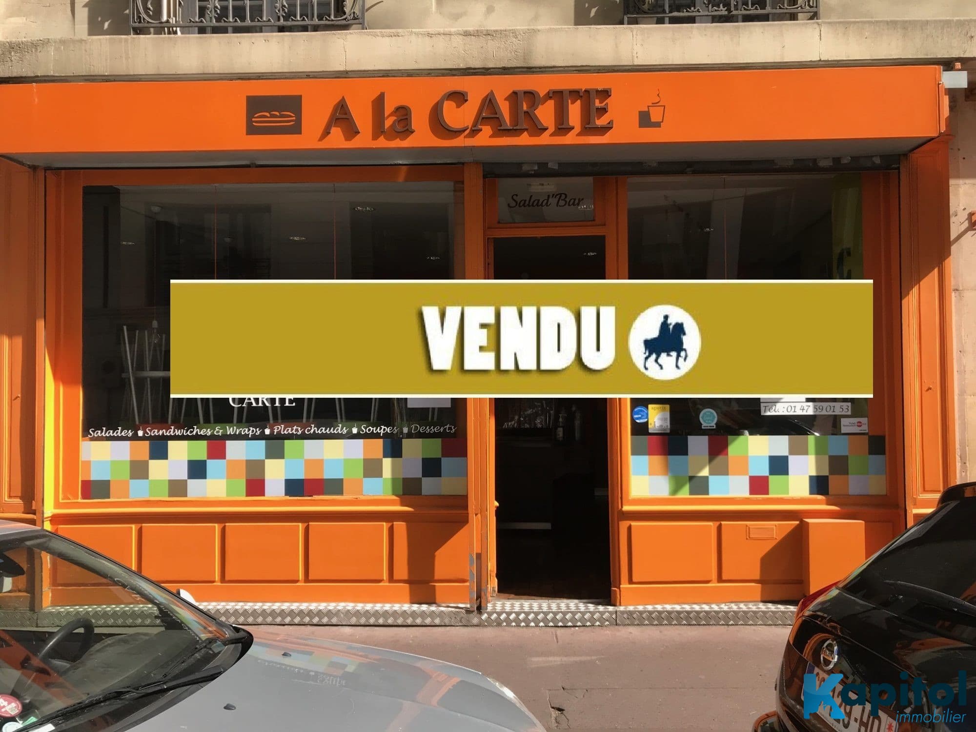 Restauration rapide · 62 m² · Fonds de commerce — photo 1