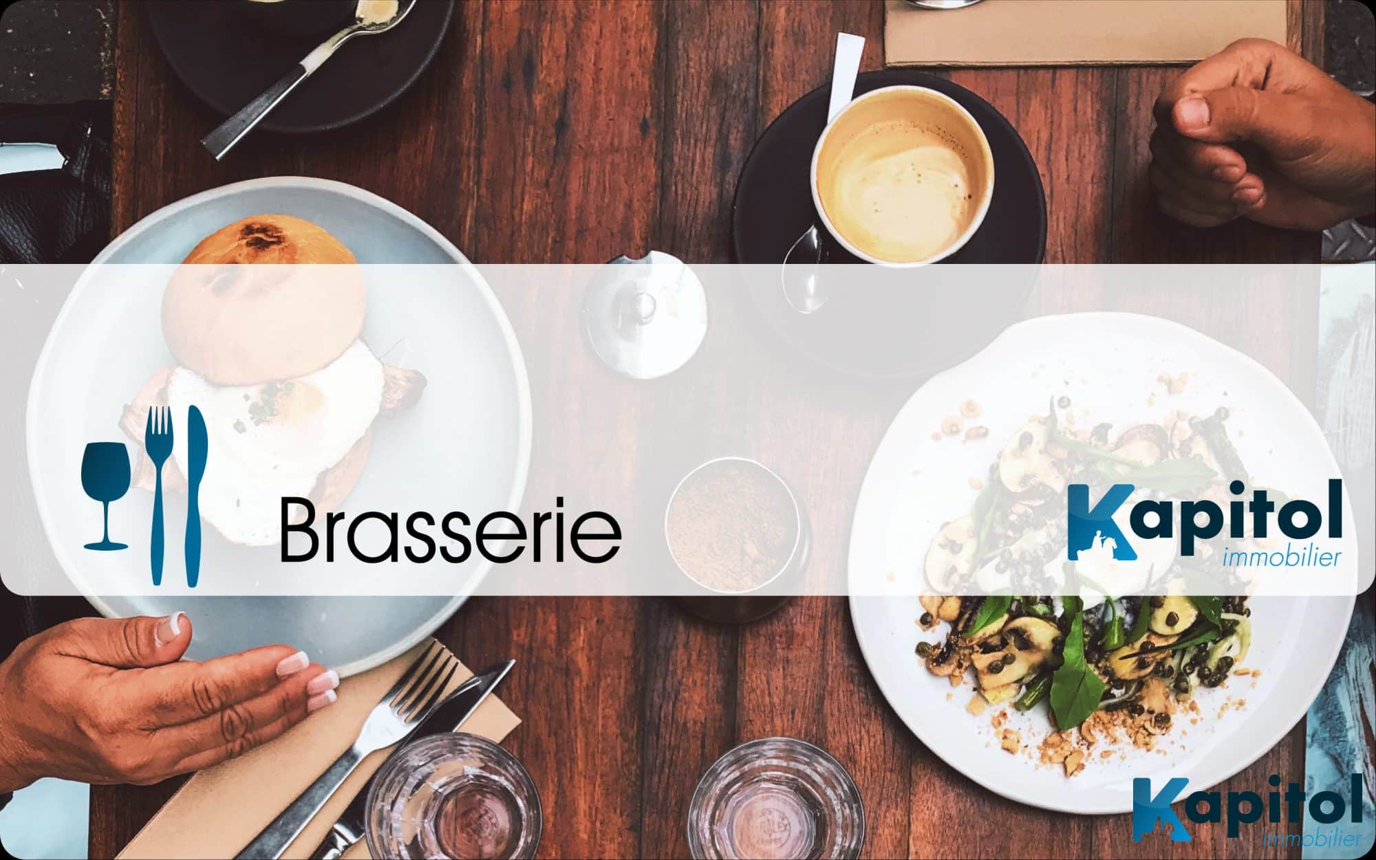 Brasserie · 100 m² · Fonds de commerce — photo 1