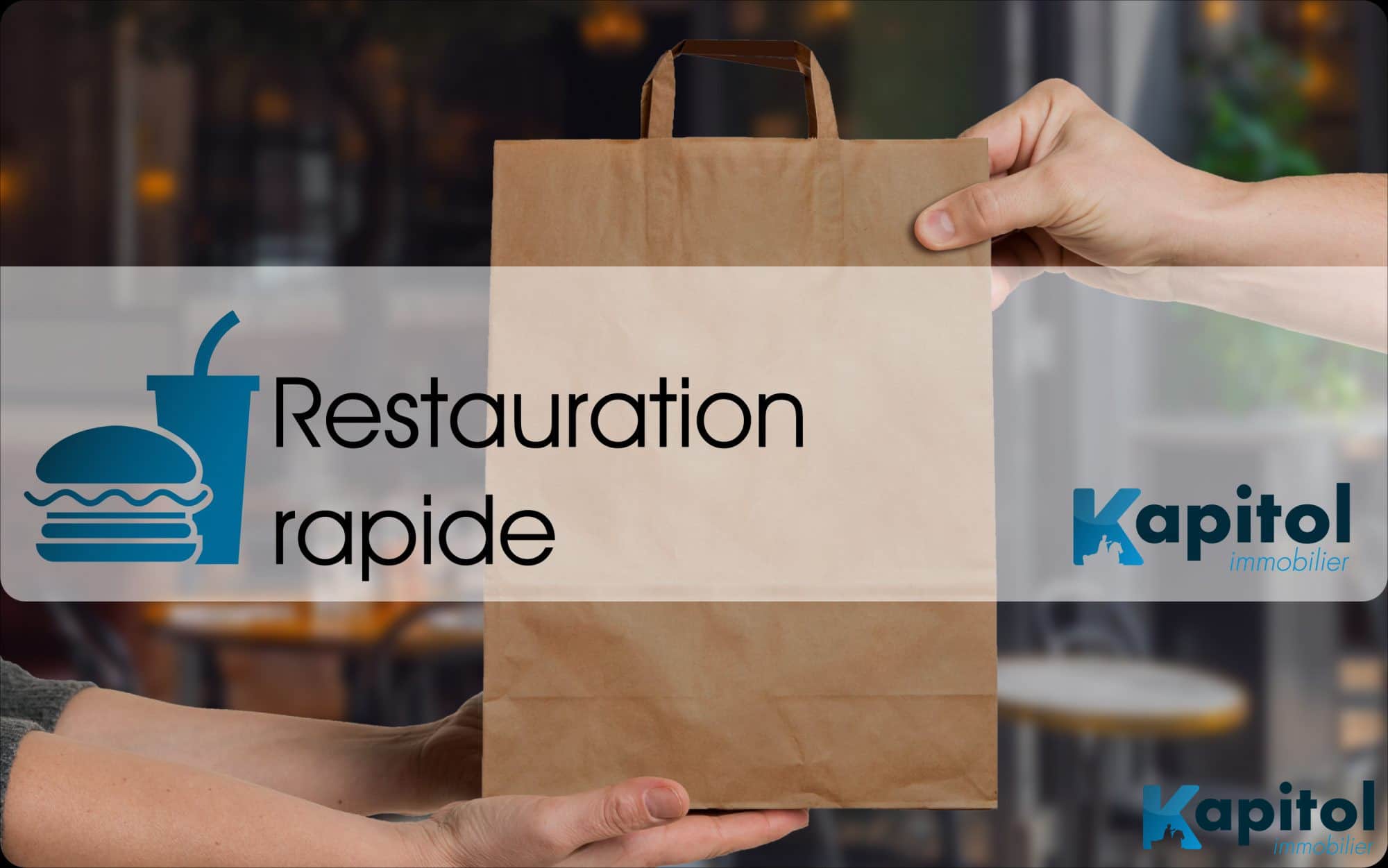 Restaurant rapide · 23 m² · Fonds de commerce — photo 1