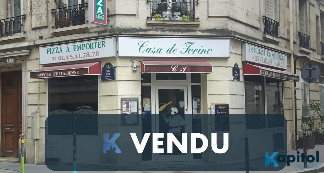Restaurant Pizzeria · 110 m² · Fonds de commerce — photo 1